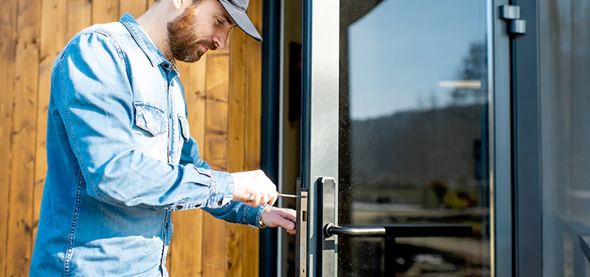 Frameless Glass Storefront Door Locks Replacement in Rolling Hills Estates, CA